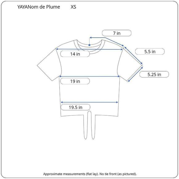 Anthro YAYA Nom de Plume Tie Dye Tulip Crop Tee - Picture 10 of 10